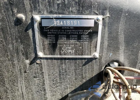 1926 Ford Model T from USA, damaged, VIN 12418191